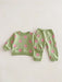 Polka dot tracksuit with soft cotton – comfy fit, elastic waist | girls