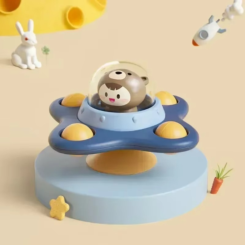 Suction cup spinner toy with strong suction grip – spinning fun, develops motor skills | baby toy