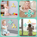 3-piece fidget spinner bath toy set – suction cups, sensory play | toddlers