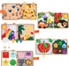Montessori busy book boosts fine motor skills – shapes, colours and counting | toddlers