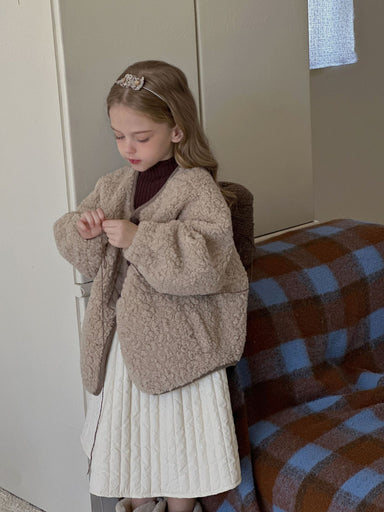 Teddy coat with oversized fit – soft, warm and cosy | Girls' winter jacket