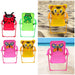 Foldable kids' camping chair with animal print – lightweight, sturdy frame | For toddlers