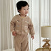Baby & toddler baseball jacket – dog embroidery, button fastening | autumn