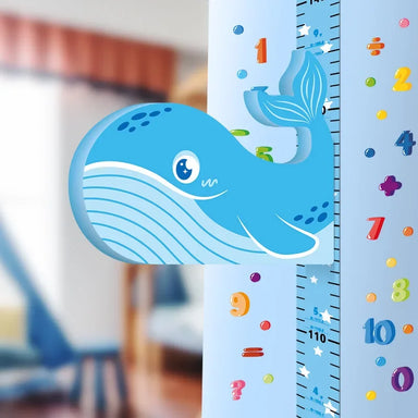 Magnetic height chart for kids – reusable, playful design | nursery decoration