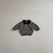 Striped polo jumper in soft cotton – classic collar, unisex fit | kids tops