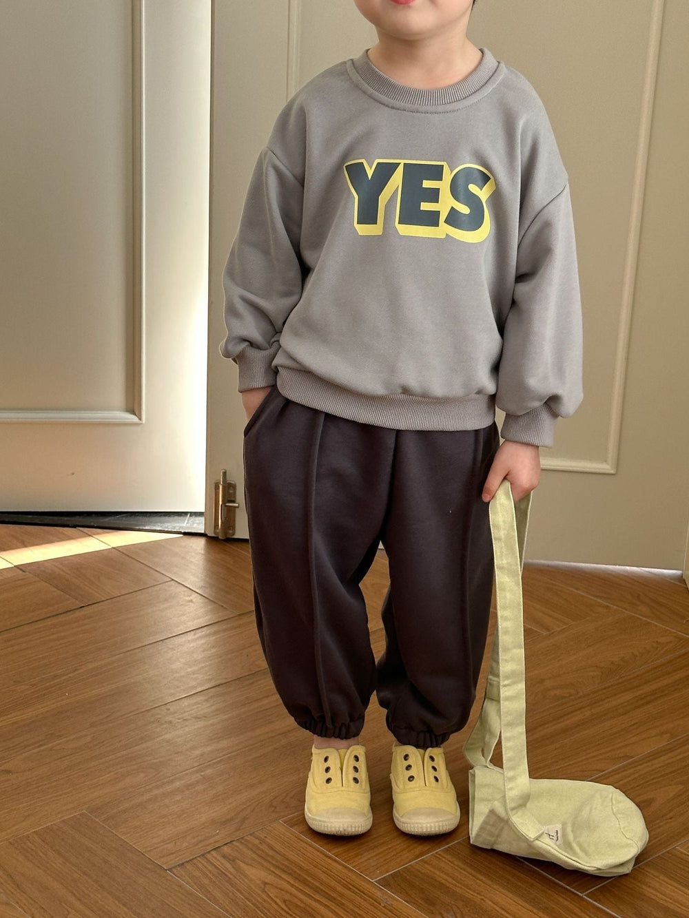 Kids' cotton tracksuit – sweater and trousers set | boys and girls