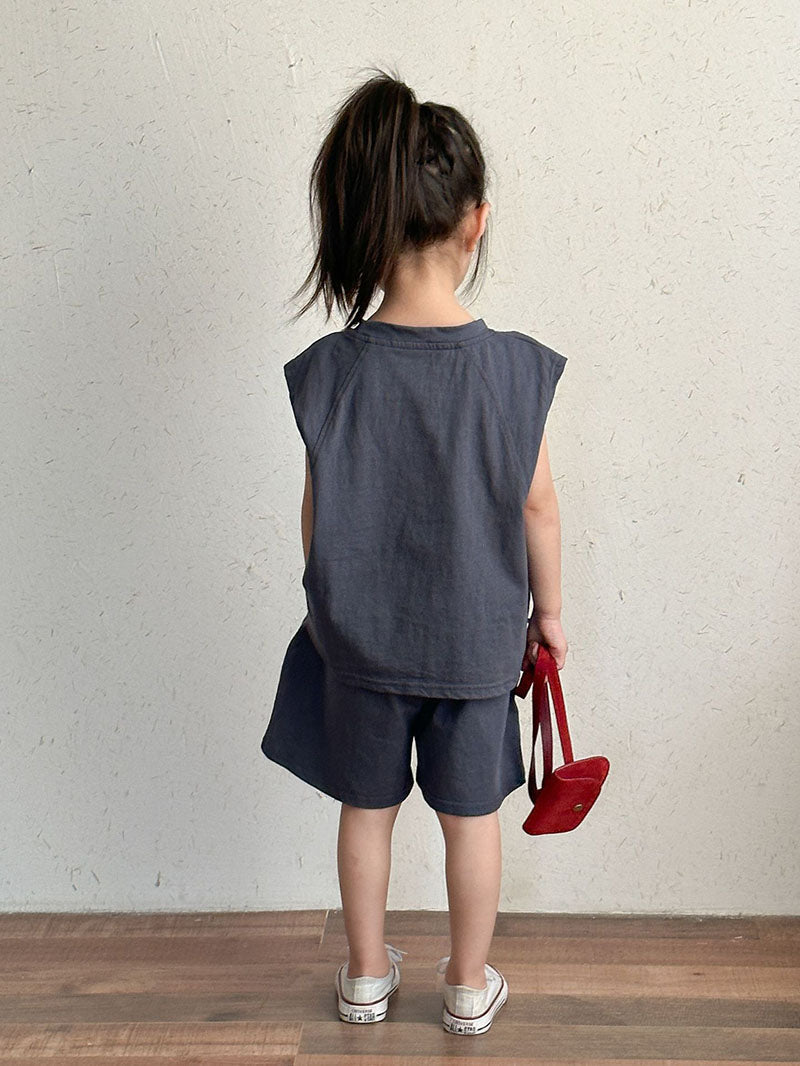Summer set T-shirt and shorts – soft cotton, loose fit | Kids outfit