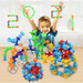 Suction cup building set – educational, creative construction toy | kids