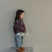 Girls' jumper with tulip print – soft, comfortable cotton | kids clothing