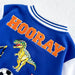 Baseball jacket with ribbed cuffs – soft lining, easy button fastening | kids outerwear