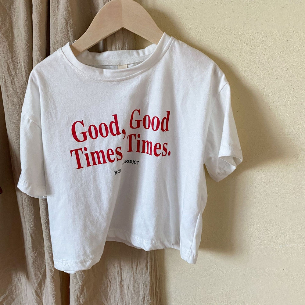 T-shirt with Good Times print – soft cotton, relaxed fit | unisex kids