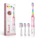 Electric toothbrush cleans kids' teeth gently – soft, waterproof and rechargeable | for children