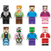 Mini figures playset with 8 characters – durable, compact, ideal for role play | kids toy