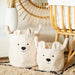 Soft teddy storage basket – foldable, washable and cute design | for nurseries