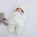 Swaddle blanket with cute bear ears – soft, warm and easy to use | for babies