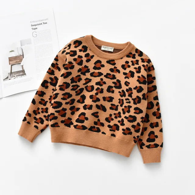 Kids' jumper with animal print – soft, warm and easy to combine | ages 1–6