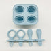 5-piece baby teether set – BPA-free silicone with handle grip | Teething toys