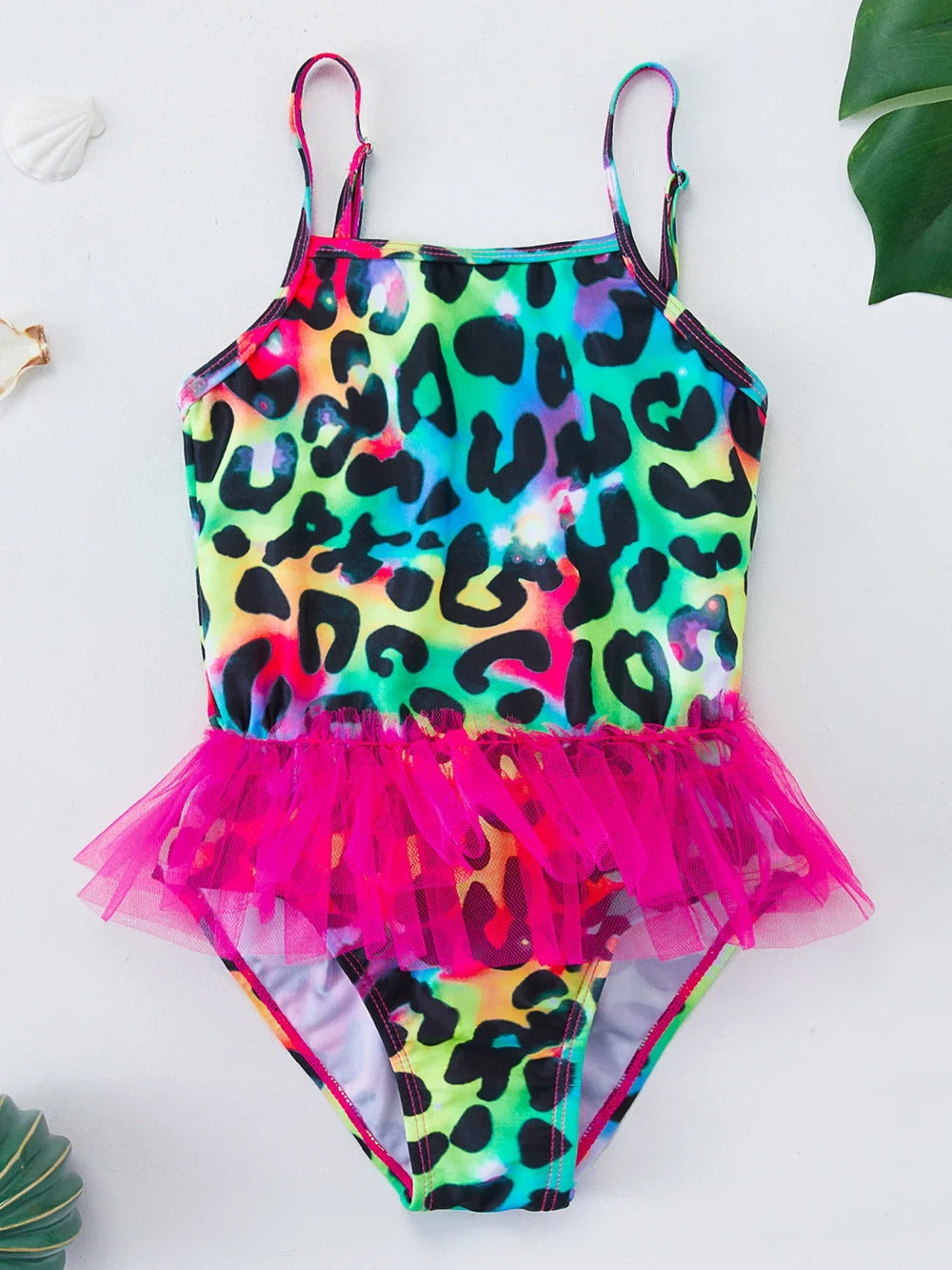 Girls' swimsuit with UV protection – mermaid, unicorn design, quick-drying | Kids swimwear
