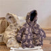 Hooded coat with soft cuddly fabric – warm, breathable, machine washable | kids