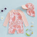 Baby UV swimsuit with sun hat – long sleeves, quick-dry, stretch | Kids swimwear