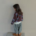 Girls' jumper with tulip print – soft, comfortable cotton | kids clothing