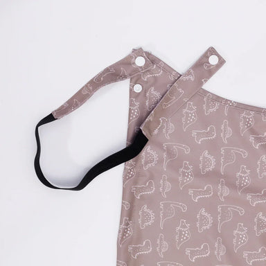 Long-sleeve waterproof bib with catch-all tray – mess-free, washable | baby feeding