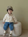 Baby and toddler baseball jacket with patchwork design – elastic cuffs | unisex autumn wear