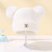 Warm baby beanie with pompom – soft, stretchy, cosy | winter hat