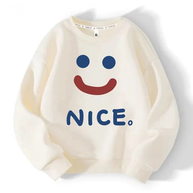 Jumper with Nice print – soft cotton, ribbed cuffs | kids