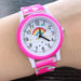 Children's watch rainbow design – learn to tell time, soft strap | ages 3+