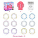 Hair glitter tool adds sparkle safely – no glue, reusable gems | girls hair toy