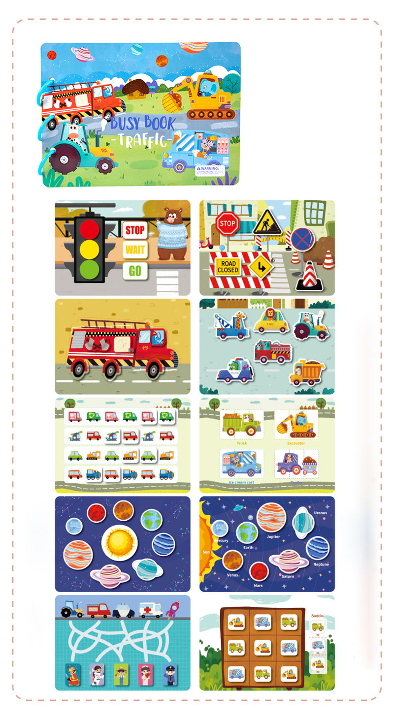 Montessori activity book sparks curiosity – Puzzles, lacing games & motor skills | Kids