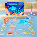 Magnetic wooden fishing game with sea animals – boosts fine motor skills | Montessori toy
