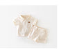 Baby summer set keeps little ones cool – soft cotton, elastic waist | 0–3 years