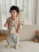 Baby & toddler baseball jacket – dog embroidery, button fastening | autumn