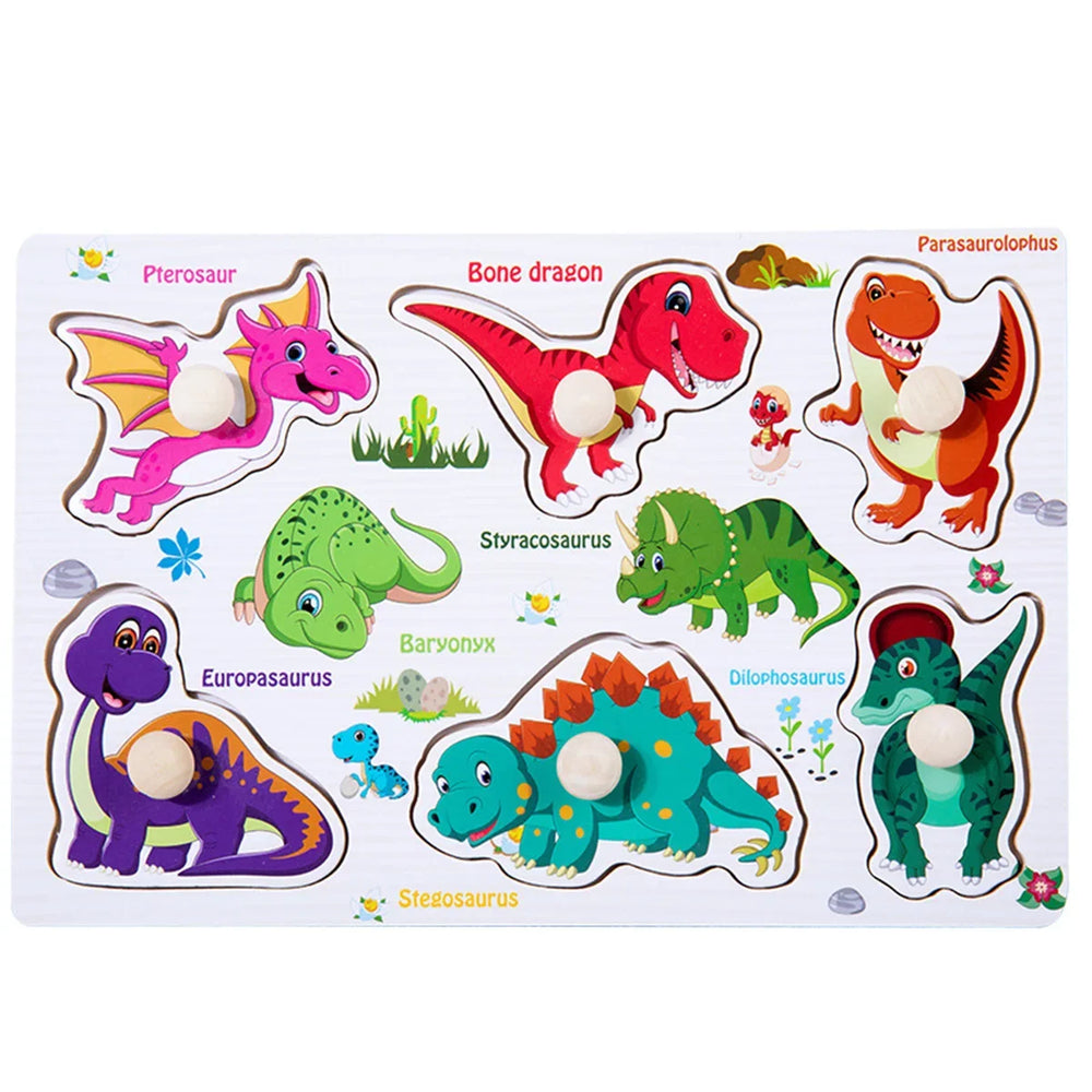 Wooden Montessori puzzle – educational toy, 10 themes | Kids