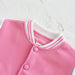 Baseball jacket with ribbed cuffs – soft lining, easy button fastening | kids outerwear