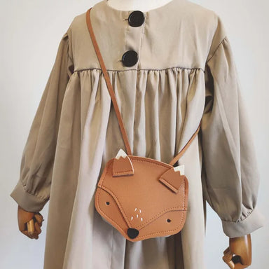 Shoulder bag features a playful fox design – adjustable strap, lightweight | girls