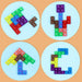 Wooden 3D puzzle for kids – creativity, spatial skills & motor skills | ages 4-10