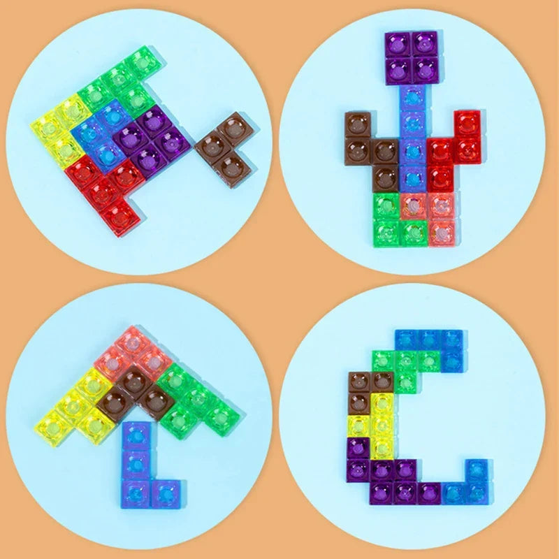 Wooden 3D puzzle for kids – creativity, spatial skills & motor skills | ages 4-10