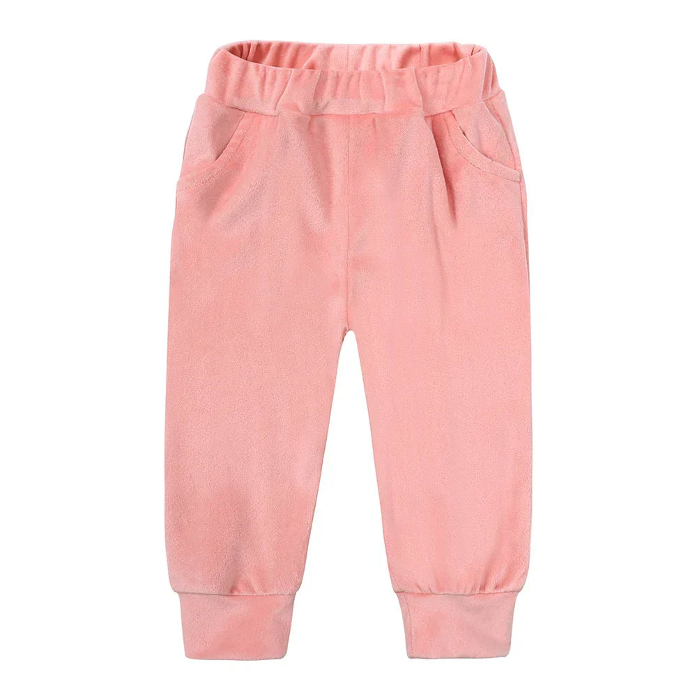 Velvet tracksuit for kids – soft, warm, flexible fit | unisex outfit set