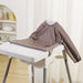 Long-sleeve waterproof bib with catch-all tray – mess-free, washable | baby feeding