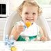 5-piece baby teether set – BPA-free silicone with handle grip | Teething toys