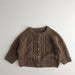 Knitted cable cardigan – soft, warm and versatile | Unisex kids knitwear