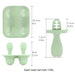 5-piece baby teether set – BPA-free silicone with handle grip | Teething toys