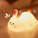 Rabbit night light with soft glow – cuddly, rechargeable design | Kids bedtime