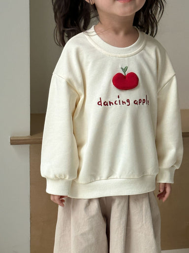 Jumper with 3D fruit design – soft cotton, comfort fit | kids sweatshirt