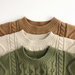 Knitted cable jumper keeps kids warm all season – soft cotton mix, machine washable | kids knitwear