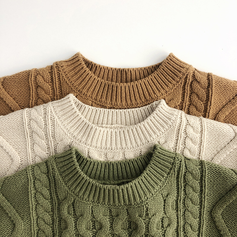 Knitted cable jumper keeps kids warm all season – soft cotton mix, machine washable | kids knitwear