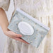 Baby wipes holder – compact, water-resistant & travel-friendly | for pushchairs & nappy bags